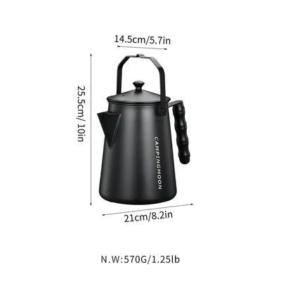 Campingmoon Bonfire Kettle(1.5L)