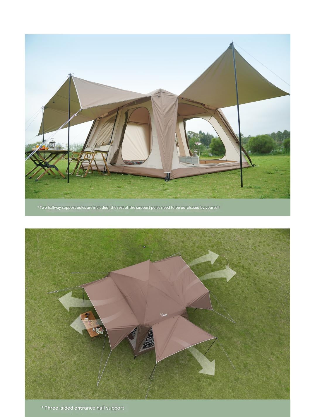 Vadalido Mountain Villa 4-6 Person Tent