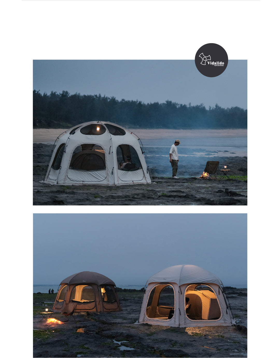 Vadalido Ridge Flame Tent For 5-8 Person