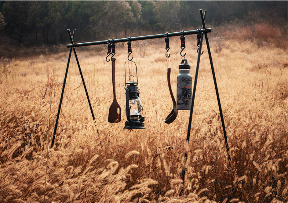 Shine Trip Camping Folding Triangle Hanging Rack