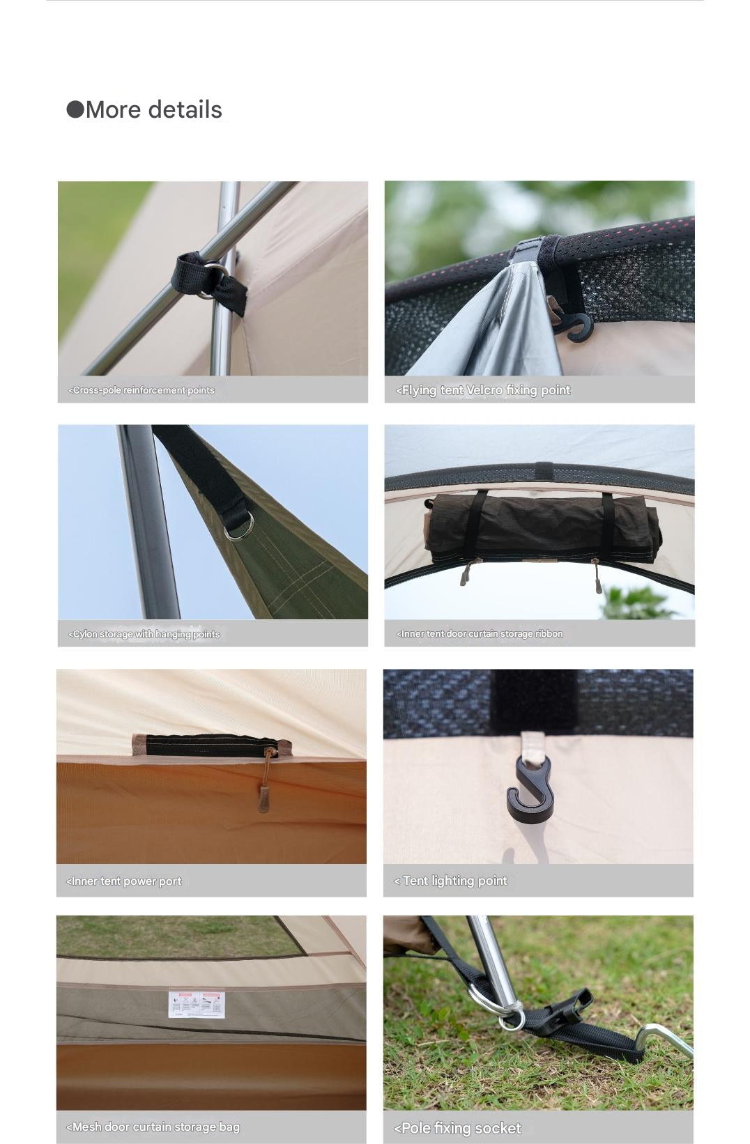 Vadalido “ Mountain Sound ” Integrated Swning Tent For 4-6 Person