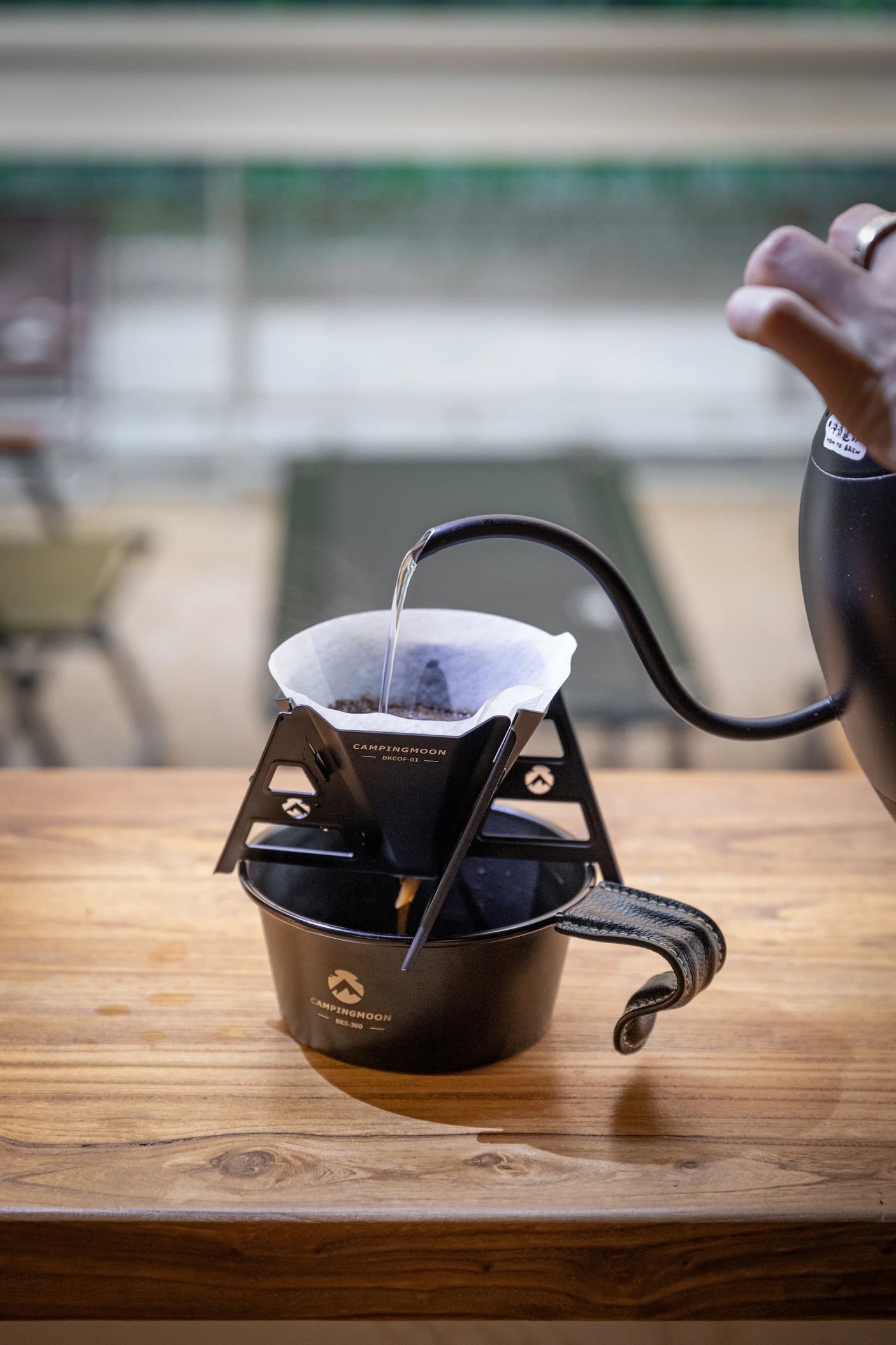 Campingmoon Collapsible Stainless Steel Coffee Dripper