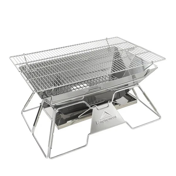 Campingmoon Portable Stainless Steel Camping Fire Pit(MT-3)