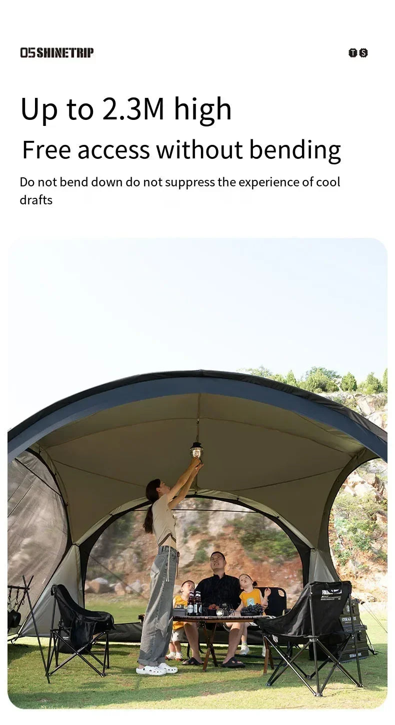 Shine Trip Large Dome Awning 4M×4M