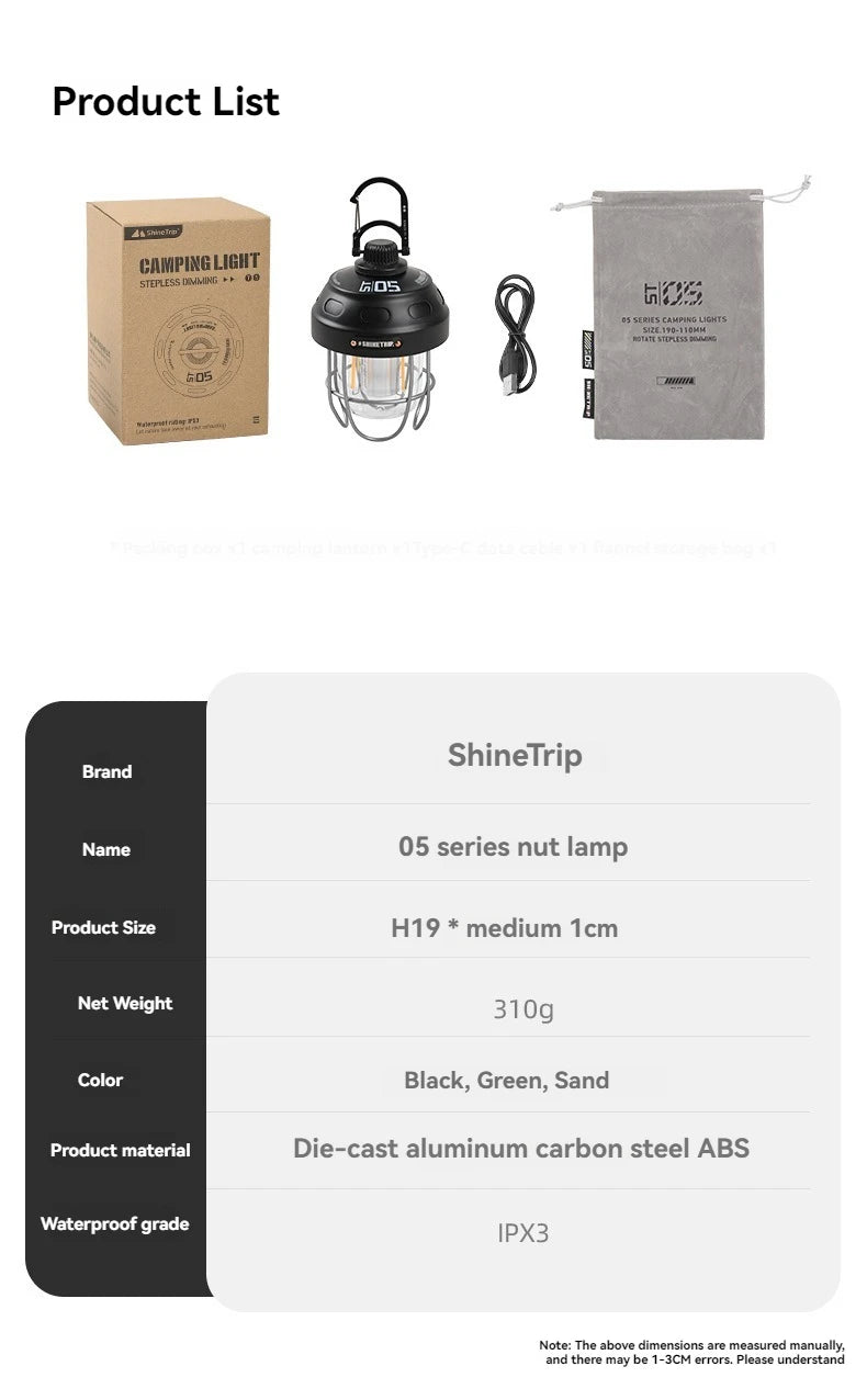 Shine Trip 05 Series Nut Lamp