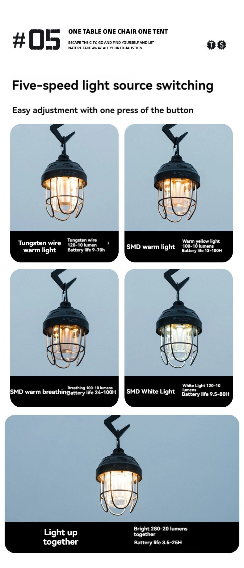 Shine Trip 05 Series Nut Lamp