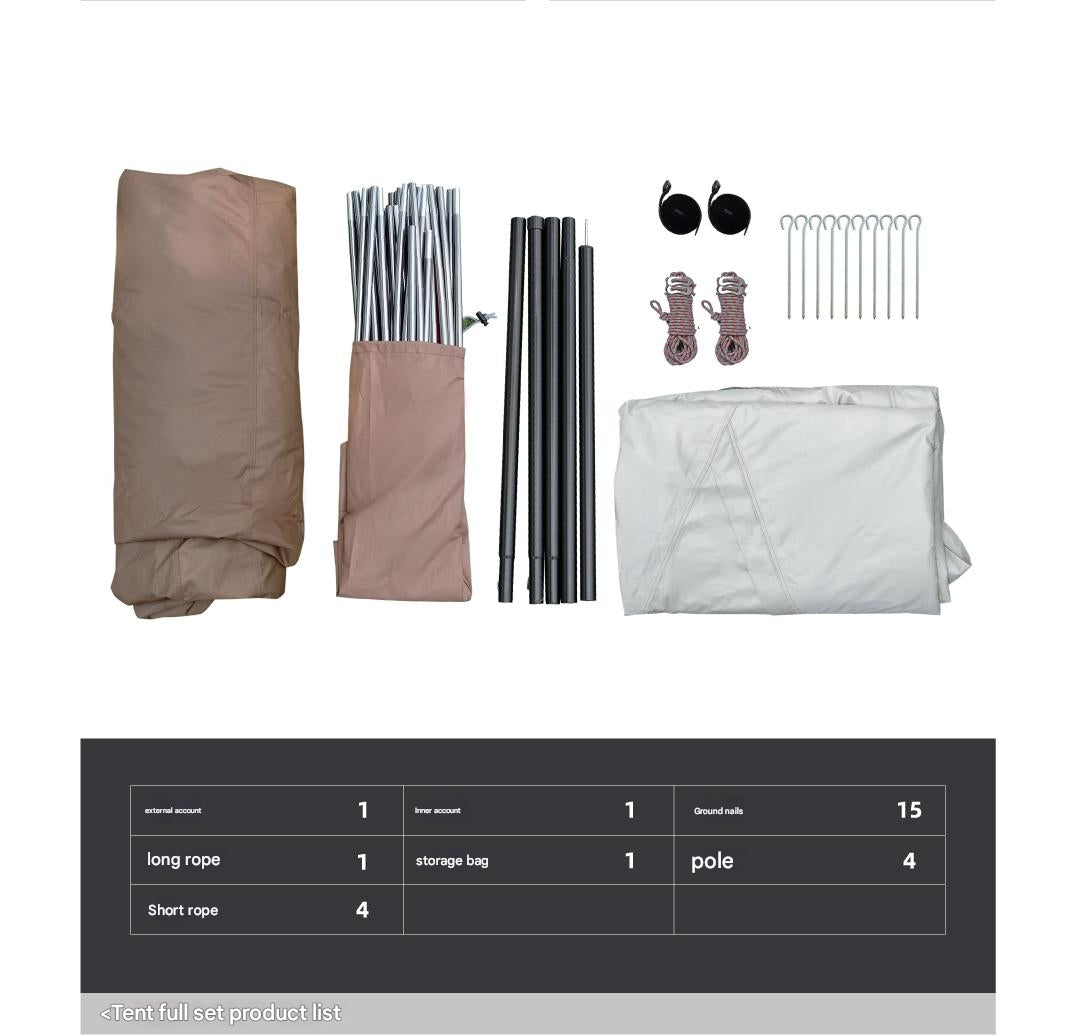 Vadalido “ Mountain Sound ” Integrated Swning Tent For 4-6 Person