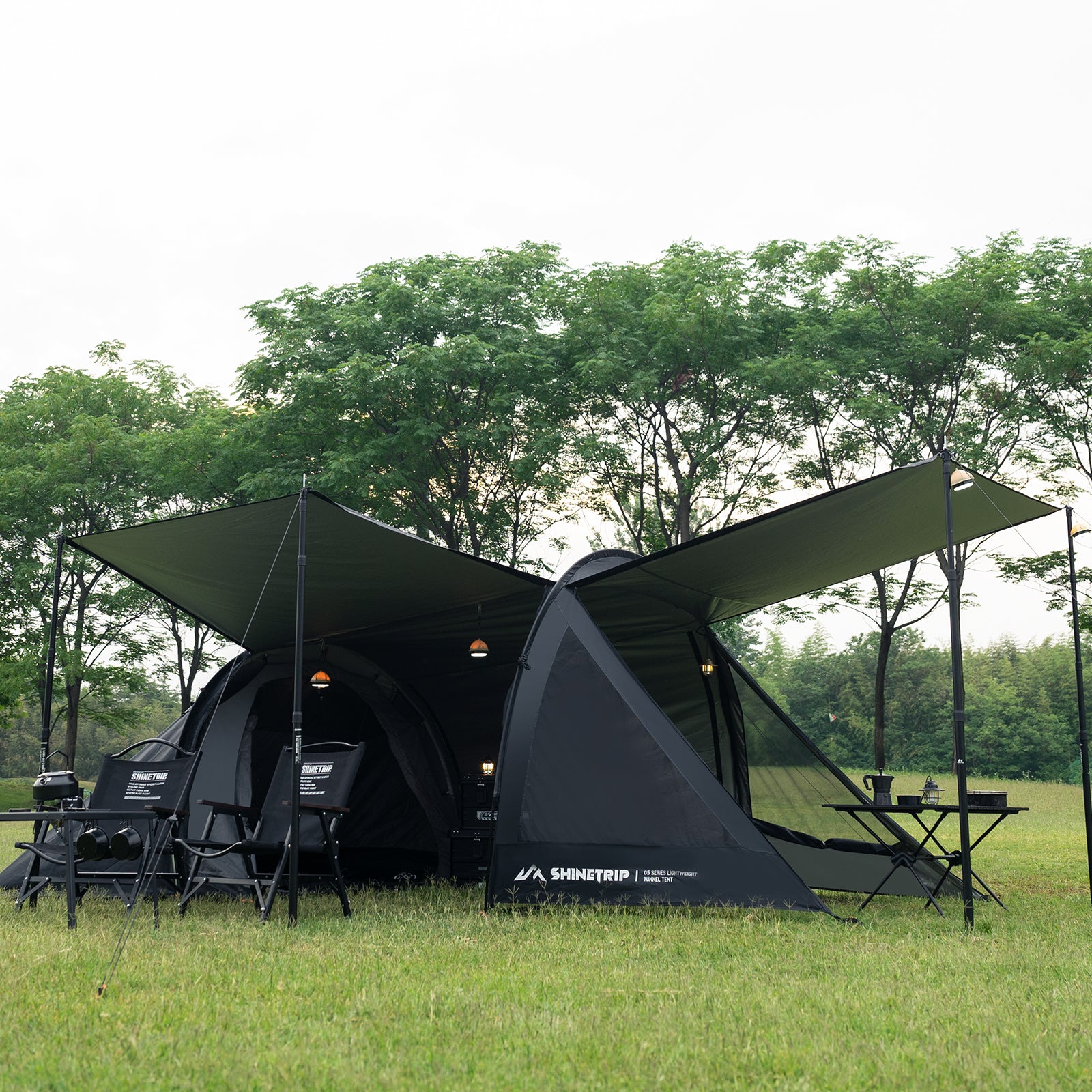 Shine Trip Lightweight Tunnel Tent-4P – GOODDAY OUTDOOR